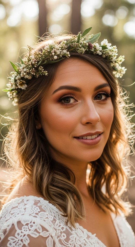 Boho Chic Wedding Makeup Look