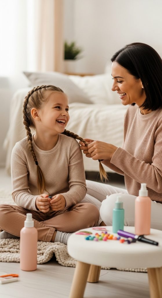 Making Braid Time Fun (for You and Your Kid)