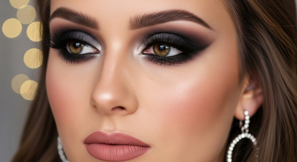 Smokey Eye Makeup For Evening Weddings