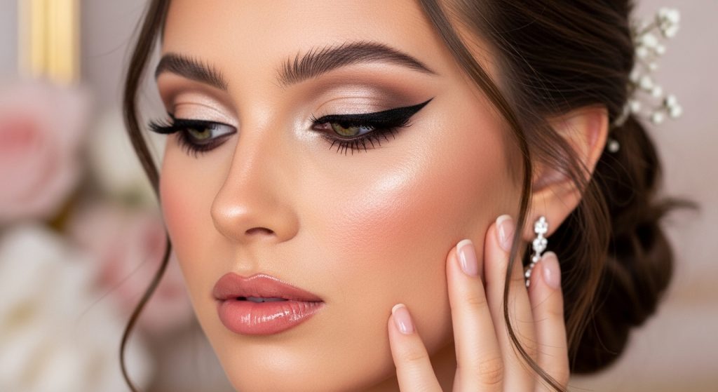 Pairing Your Winged Eyeliner with the Rest of Your Bridal Makeup