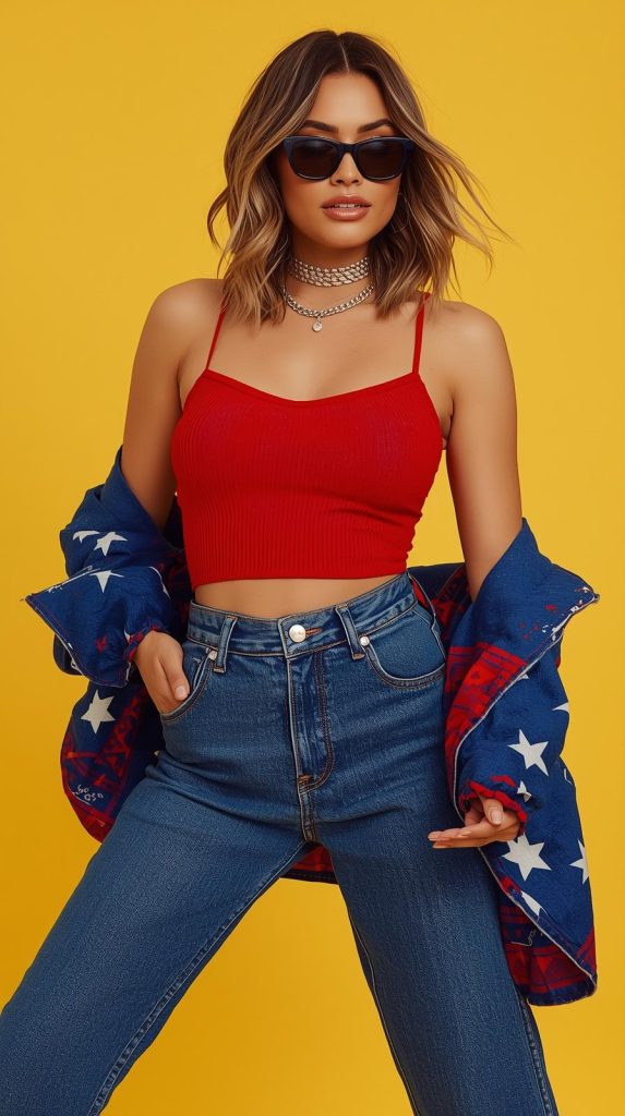 Celebrity Inspiration: Who’s Nailing the American Style Jeans and Tops Look?