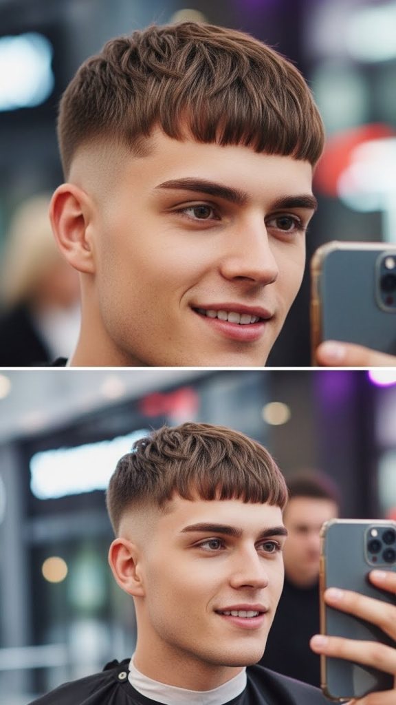  French Crop (Clean, Trendy, TikTok-inspired)