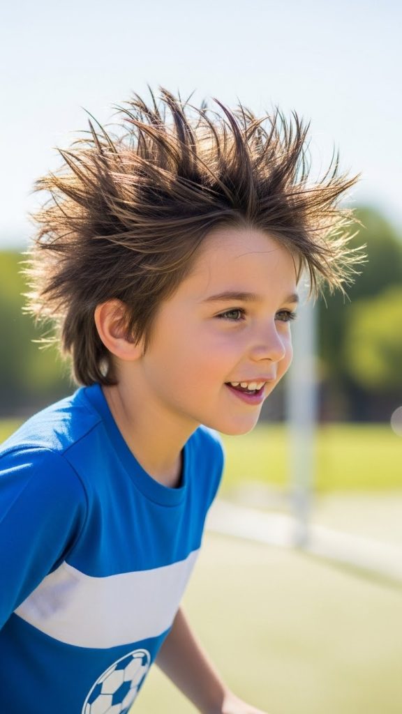  Spiky Haircut for Boys (Energetic, Fun, Sporty)