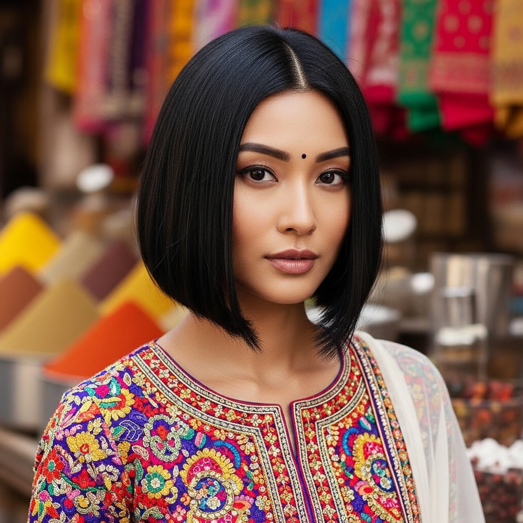 Bob Cut – Indian Style