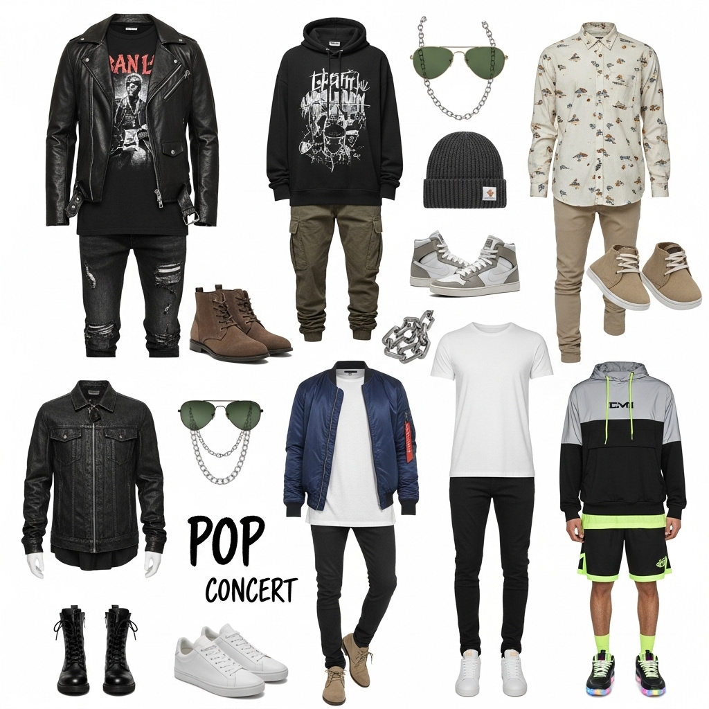 Concert Outfit Ideas for Guys