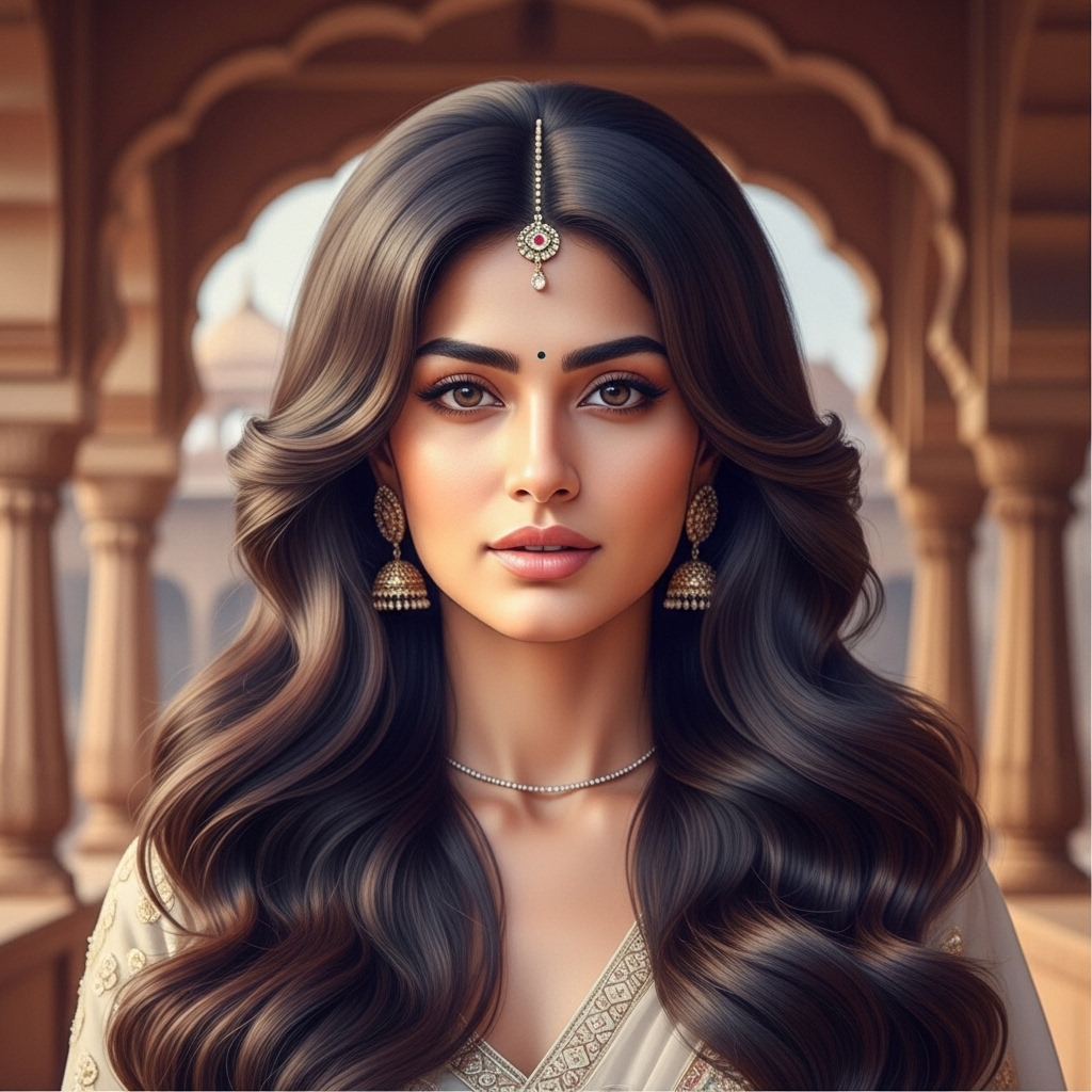 Front Layers with Long Hair