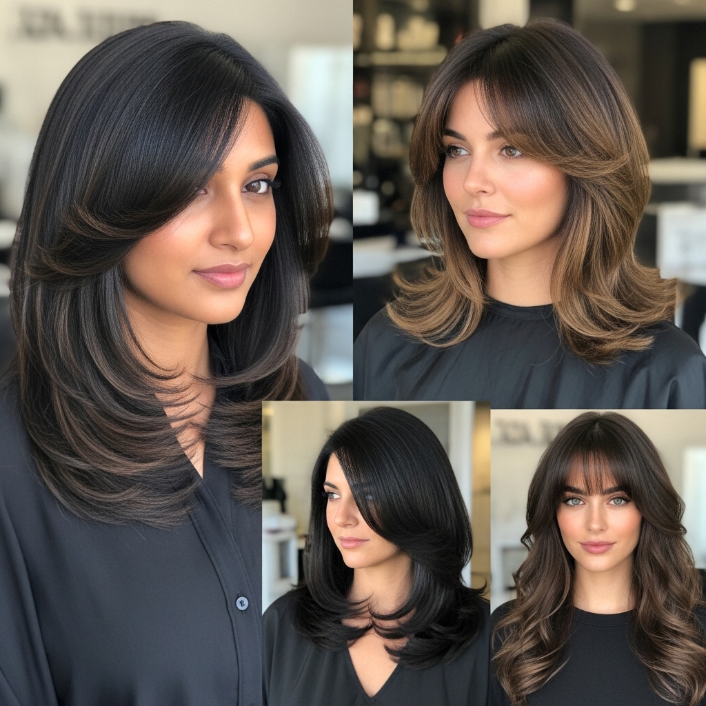 Indian Hair Cutting Style According to Face Shape
