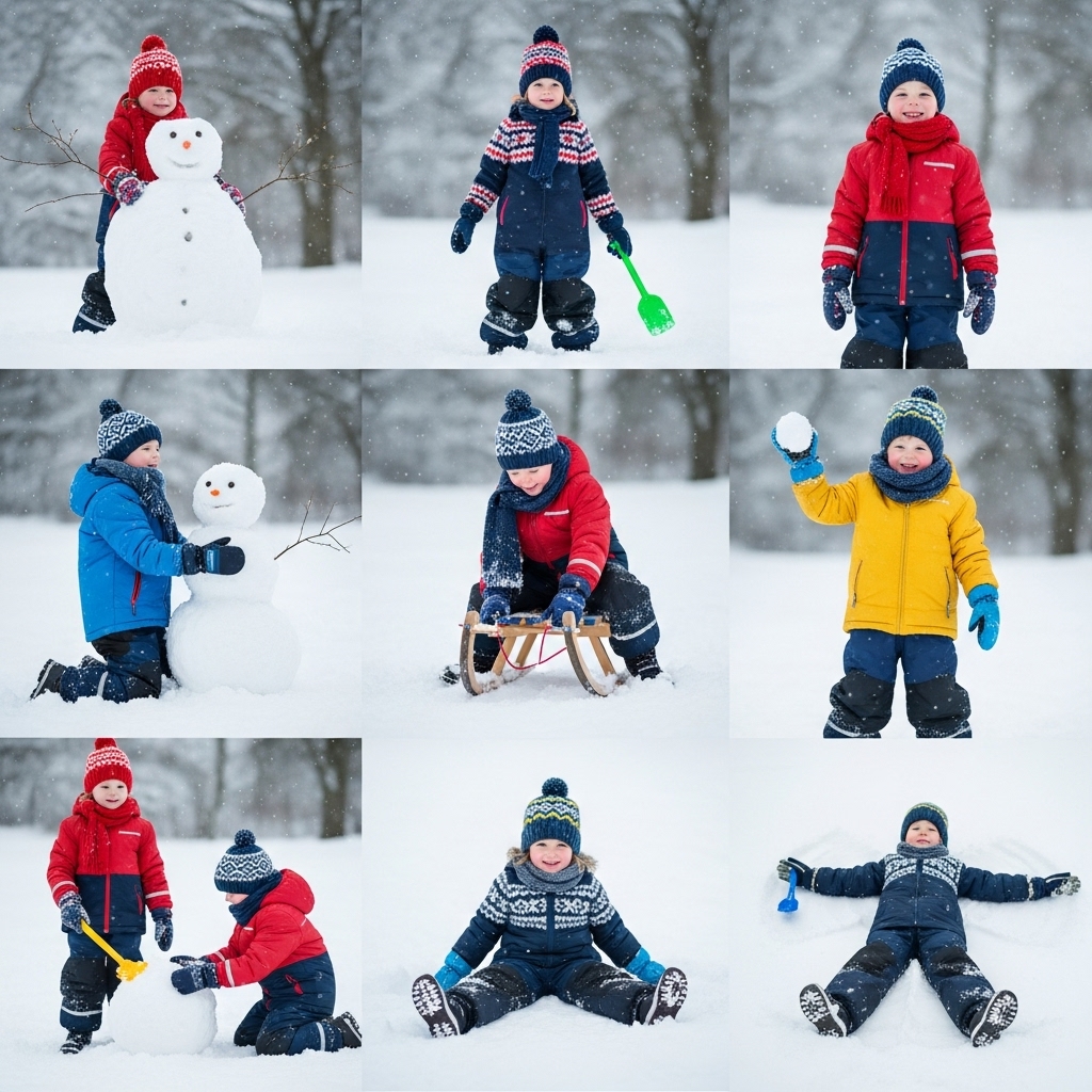 Outdoor Playtime Winter Looks