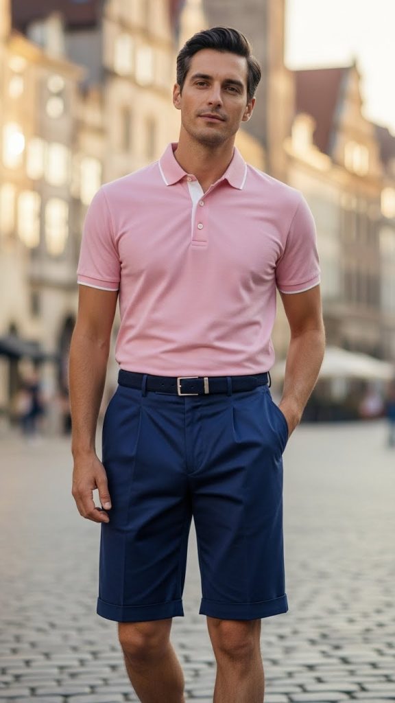 Polo Shirt + Tailored Shorts