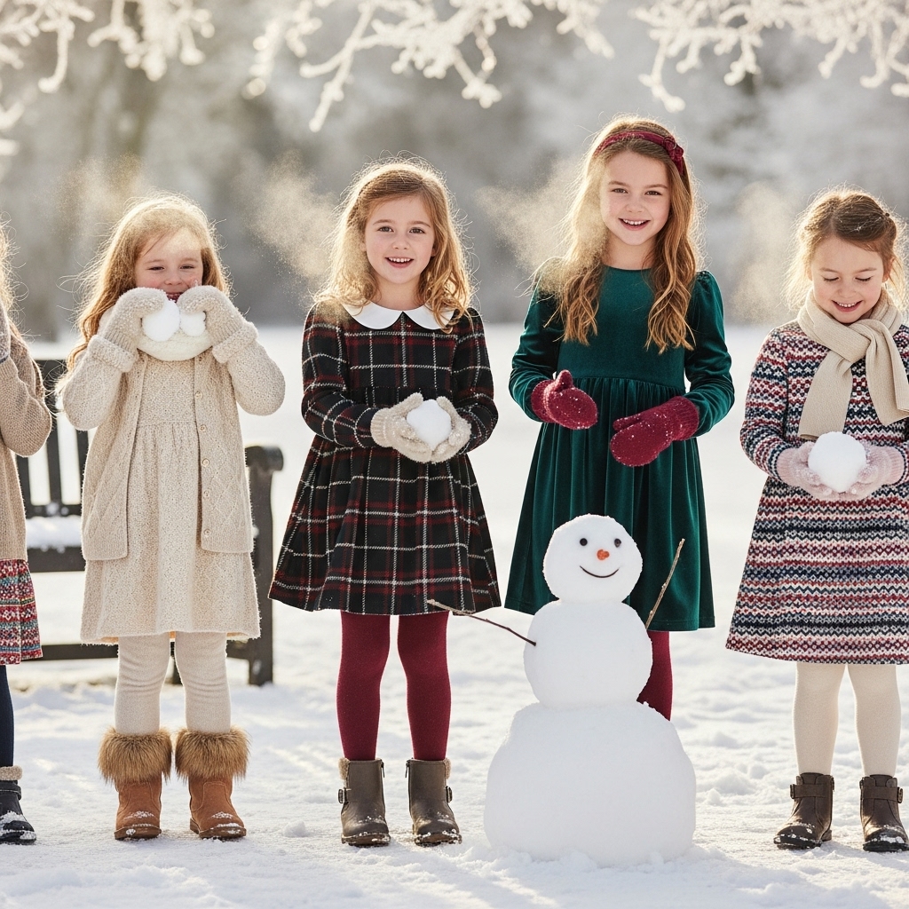Winter Dresses for Girls Kids