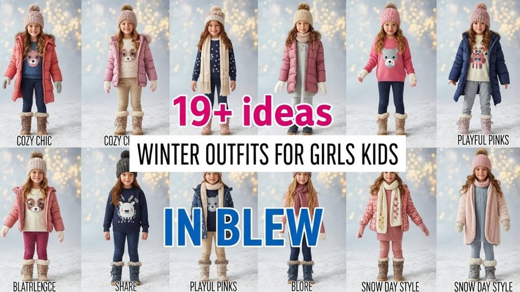 Winter Outfits for Girls Kids