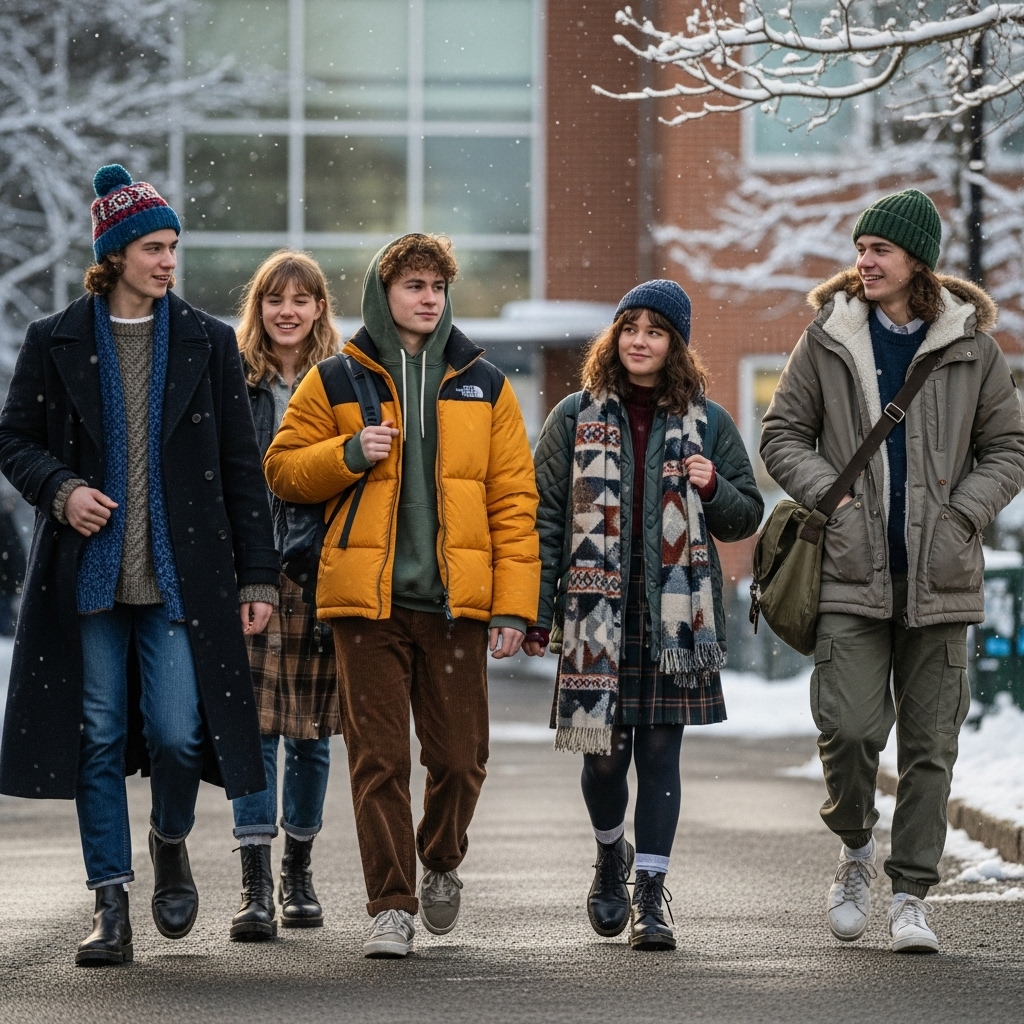 Winter Outfits for School Days