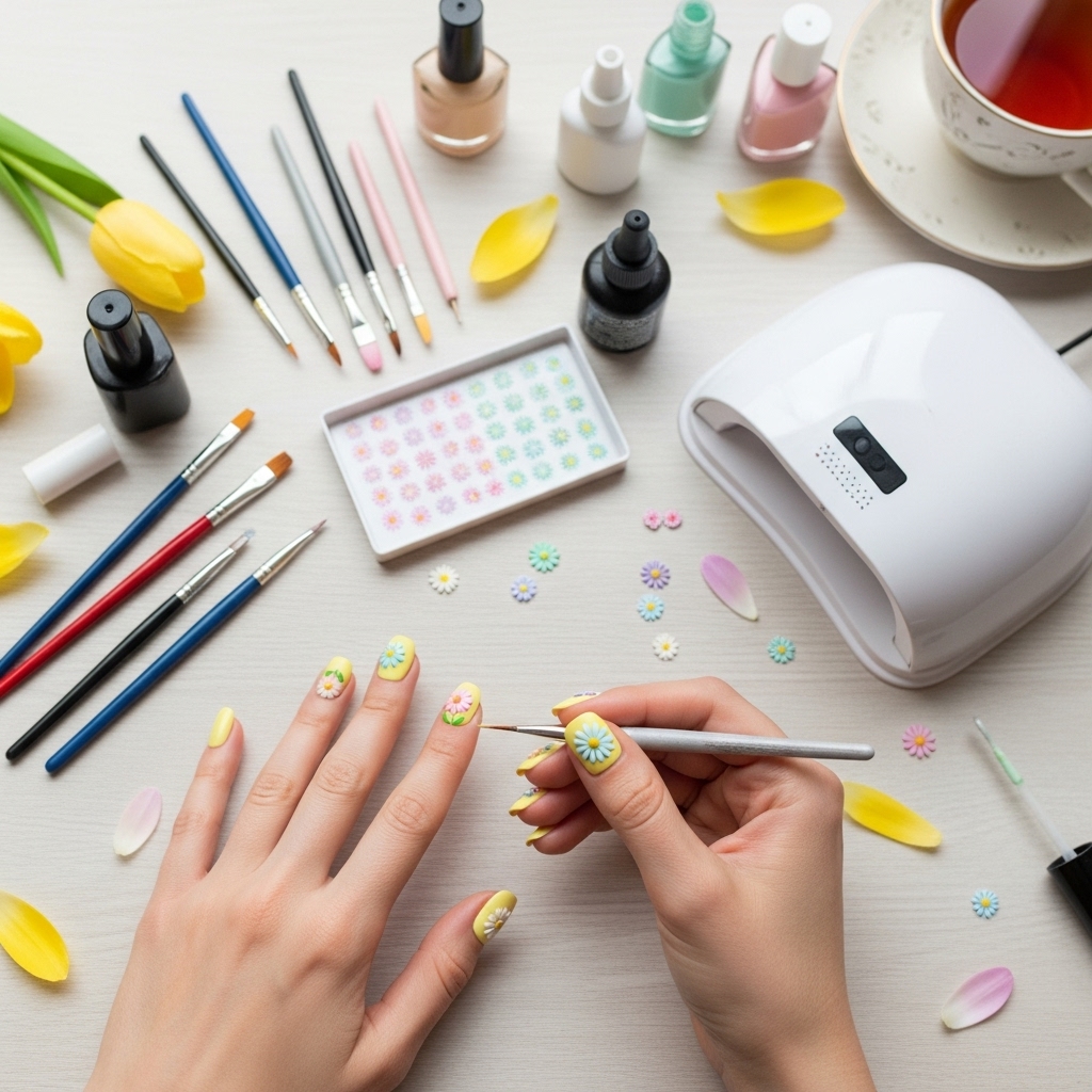 DIY Spring Nails at Home