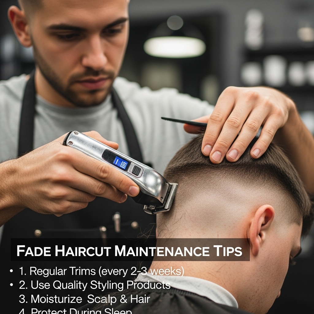 Fade Haircut Maintenance Tips