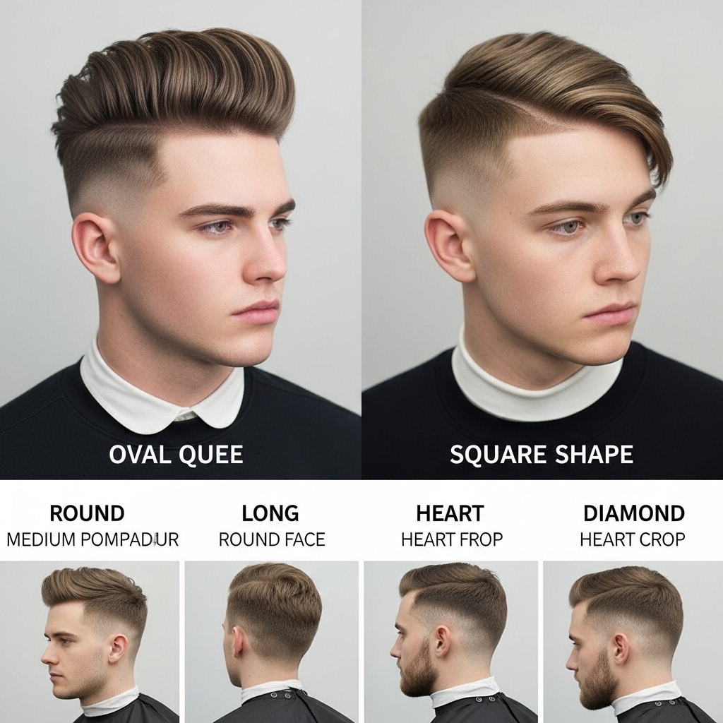 Fade Haircuts and Face Shapes