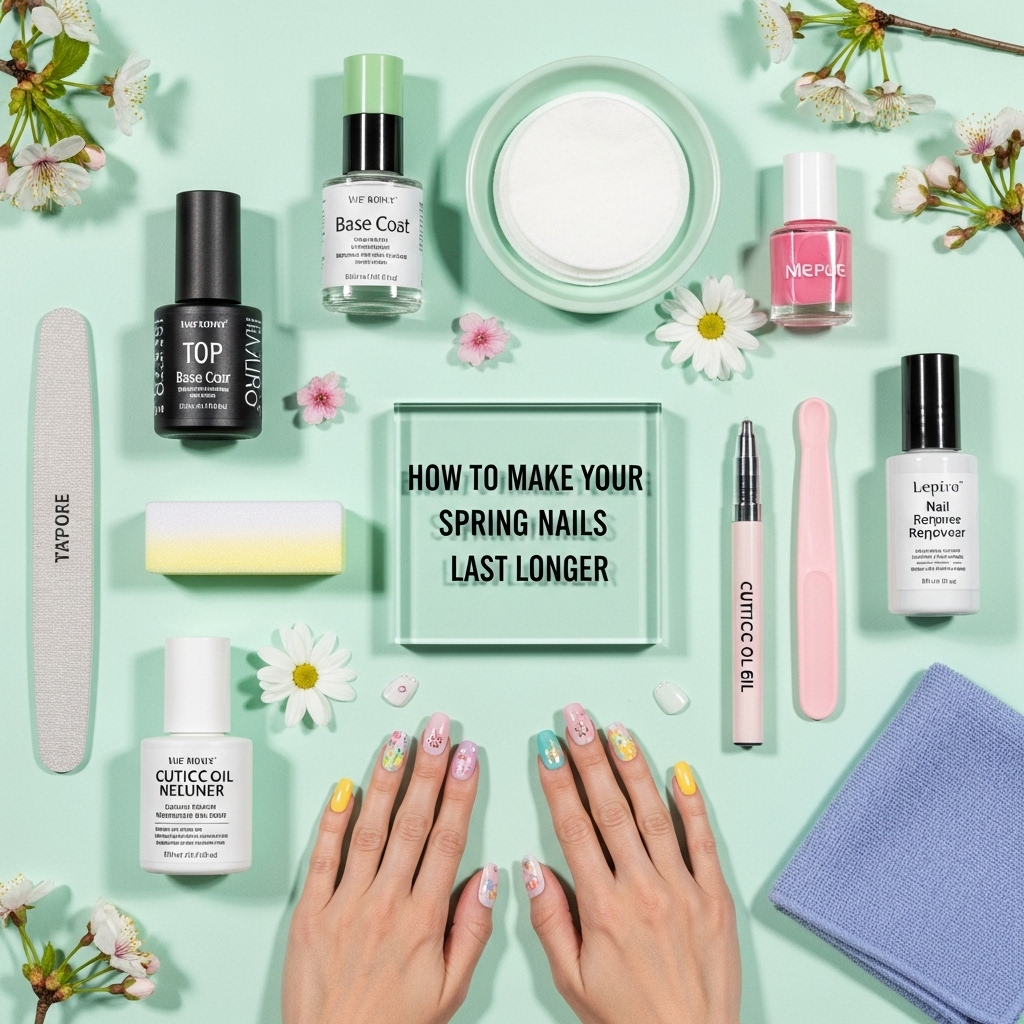  How to Make Your Spring Nails Last Longer
