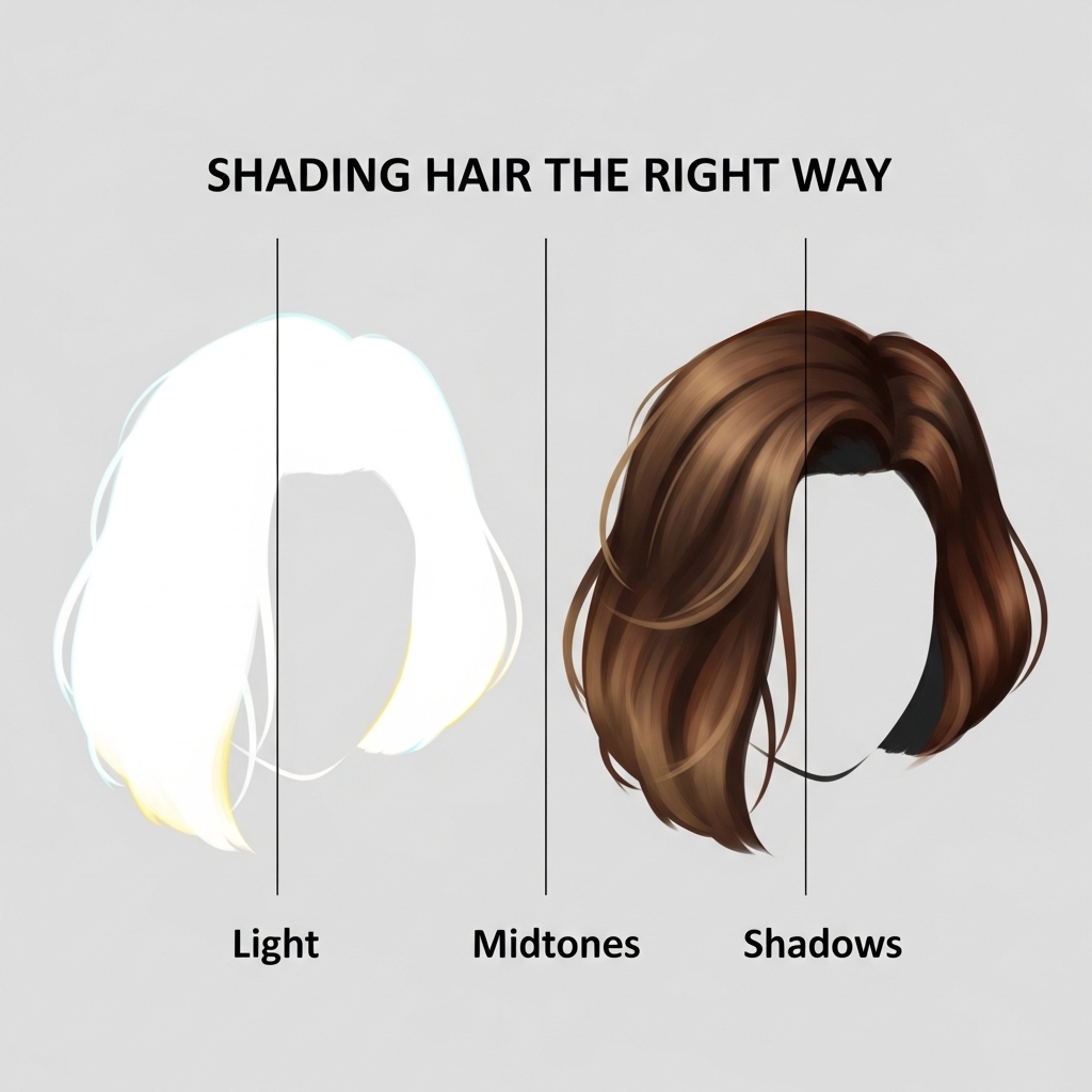 Shading Hair the Right Way