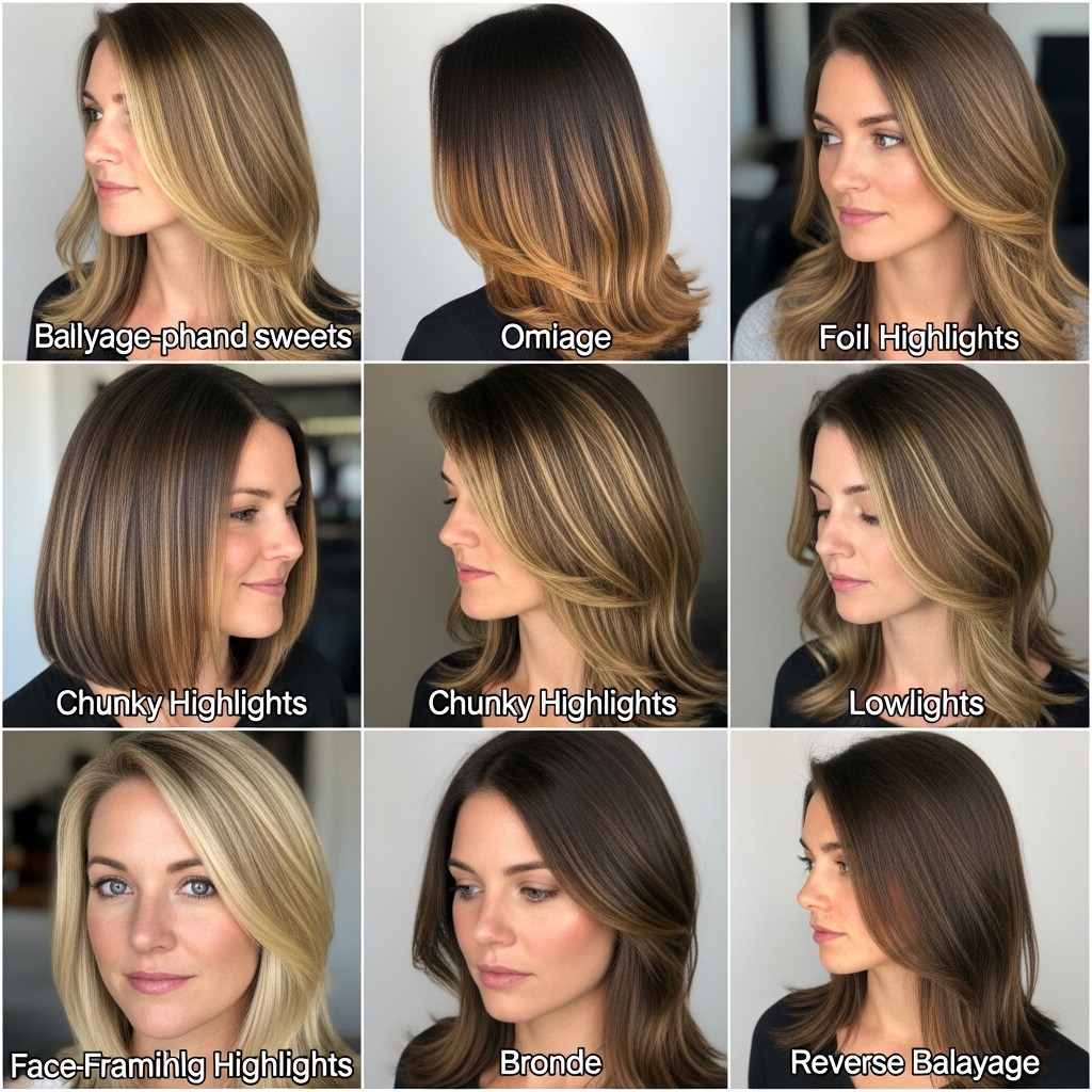 Types of Highlights for Brown Hair