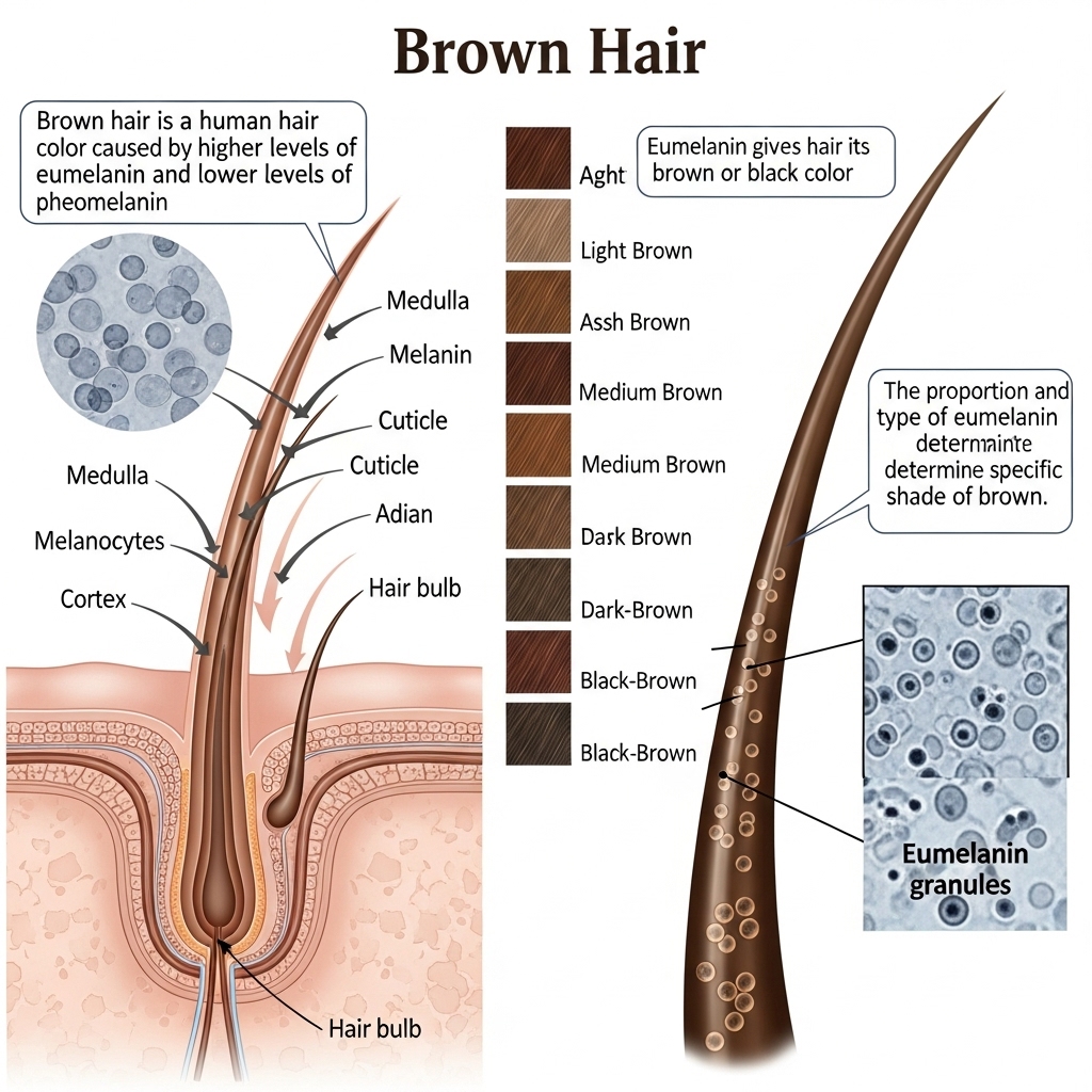 What Exactly Is Brown Hair