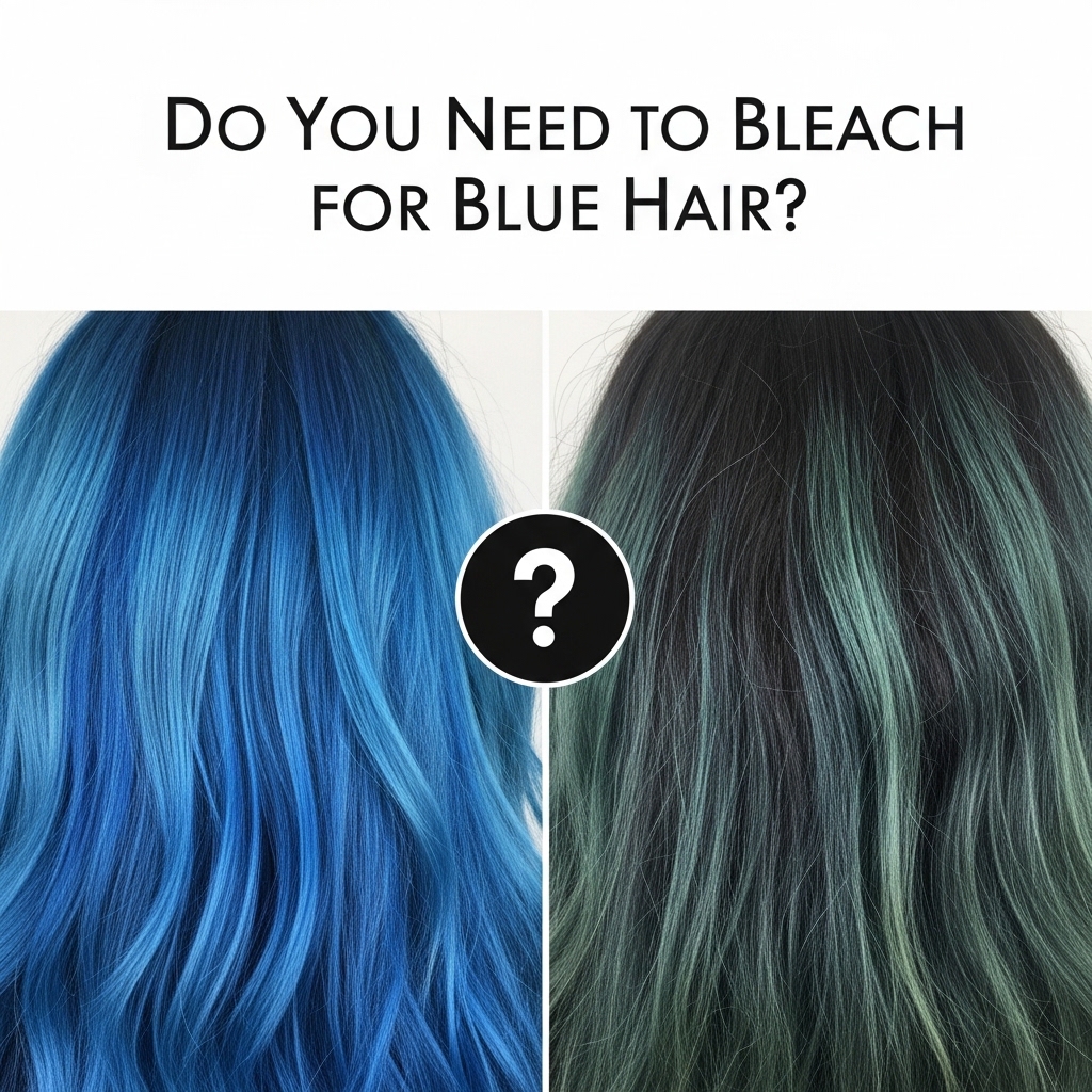 Do You Need to Bleach for Blue Hairs