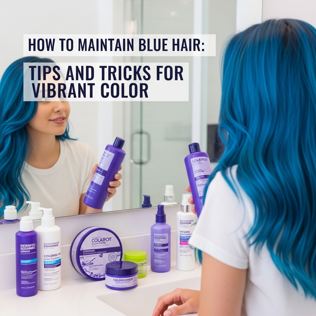 How to Maintain Blue Hairs
