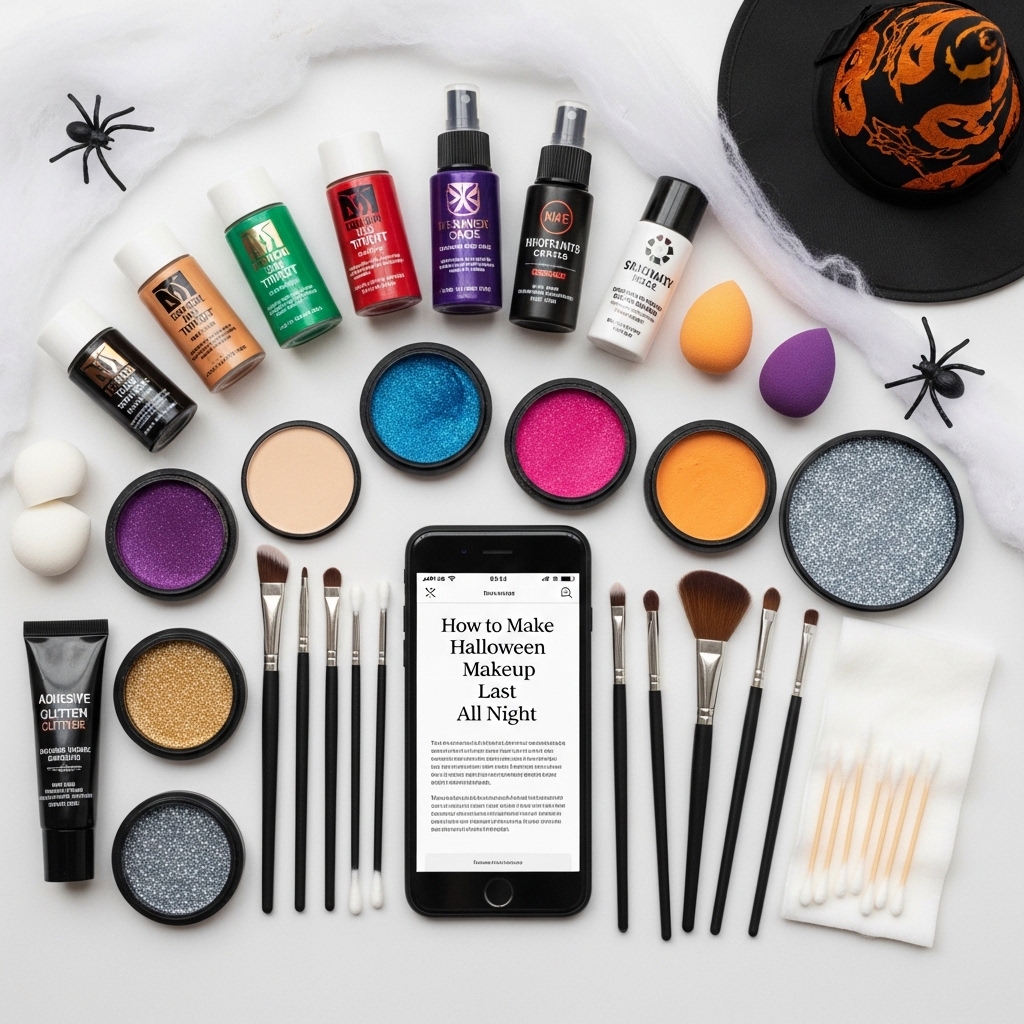 How to Make Halloween Makeup Last All Night