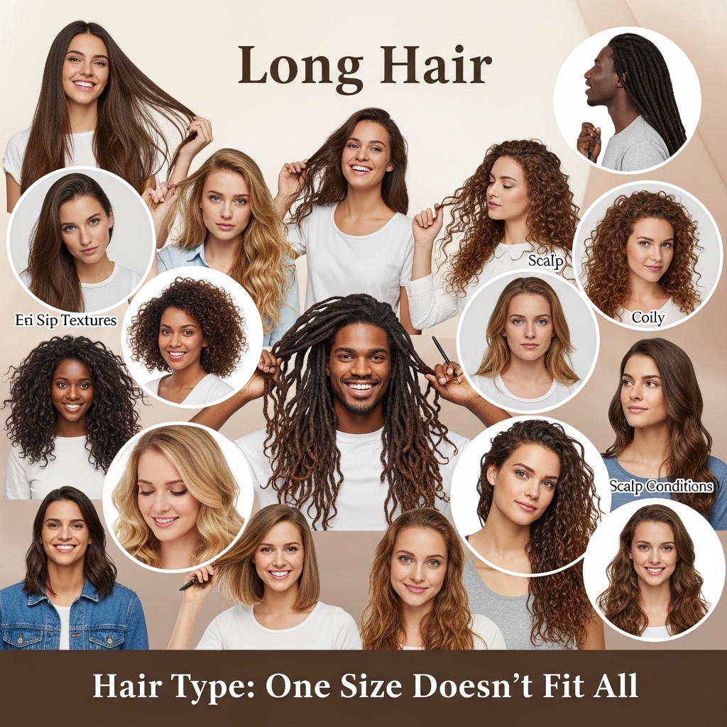 Long Hair and Hair Type One Size Doesn’t Fit All