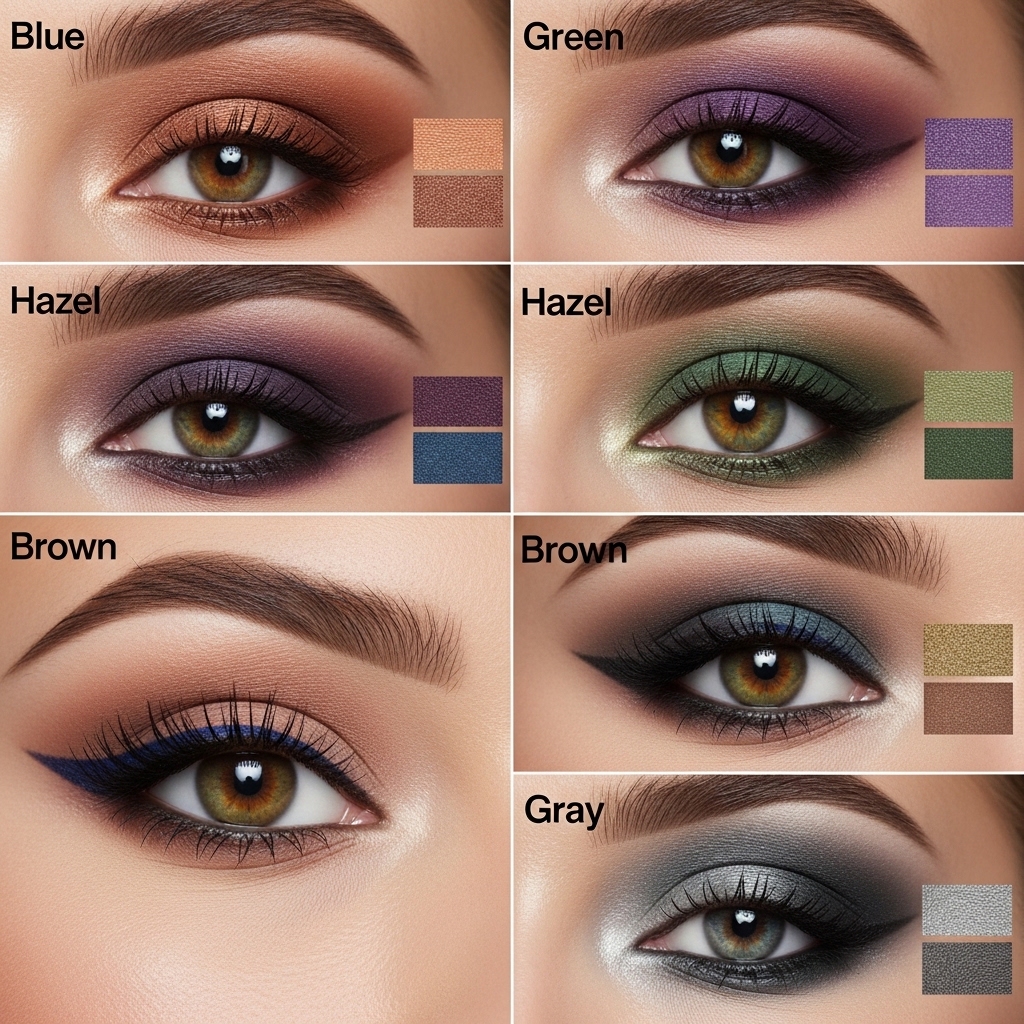 Makeup Inspiration Based on Eye Color