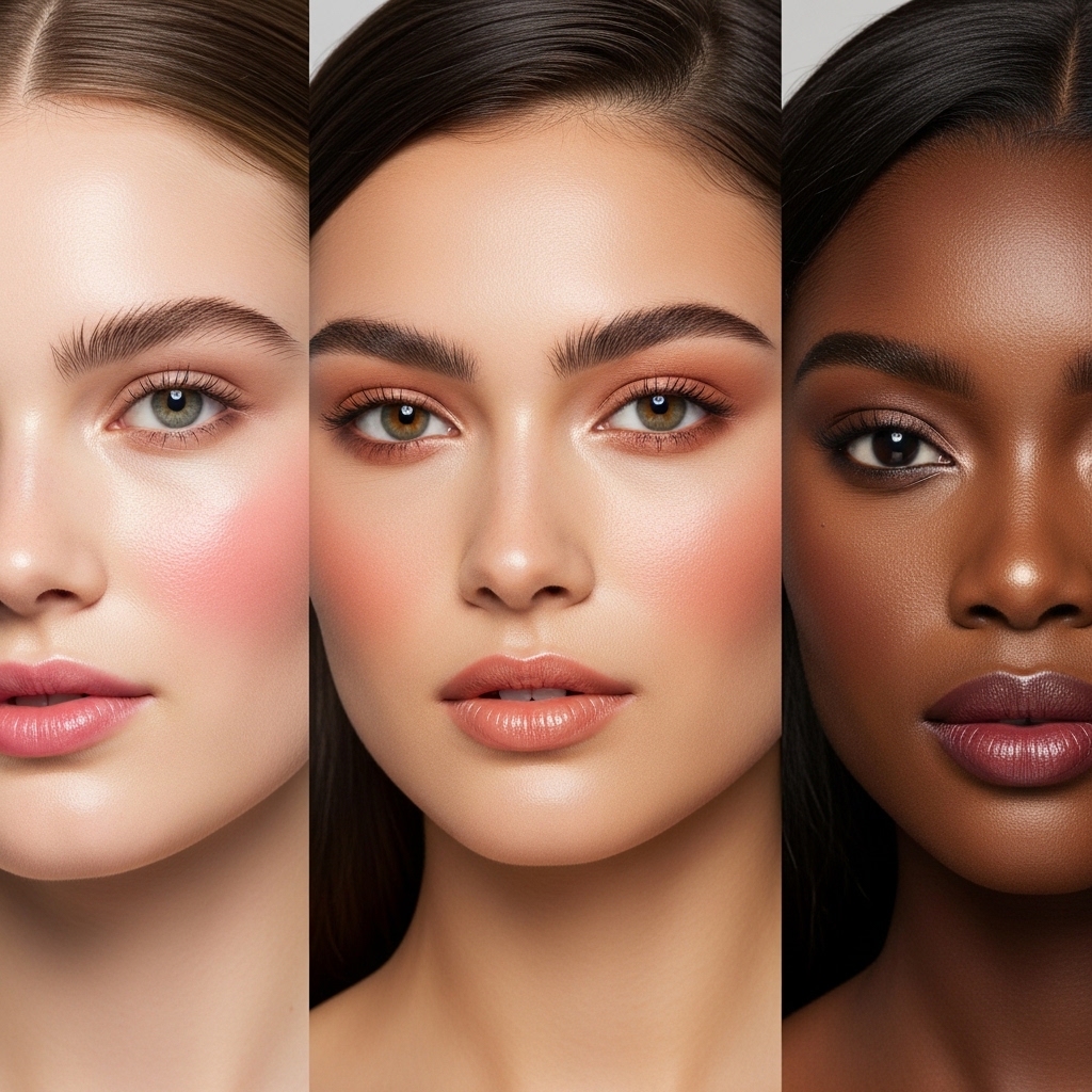 Natural Makeup for Different Skin Types