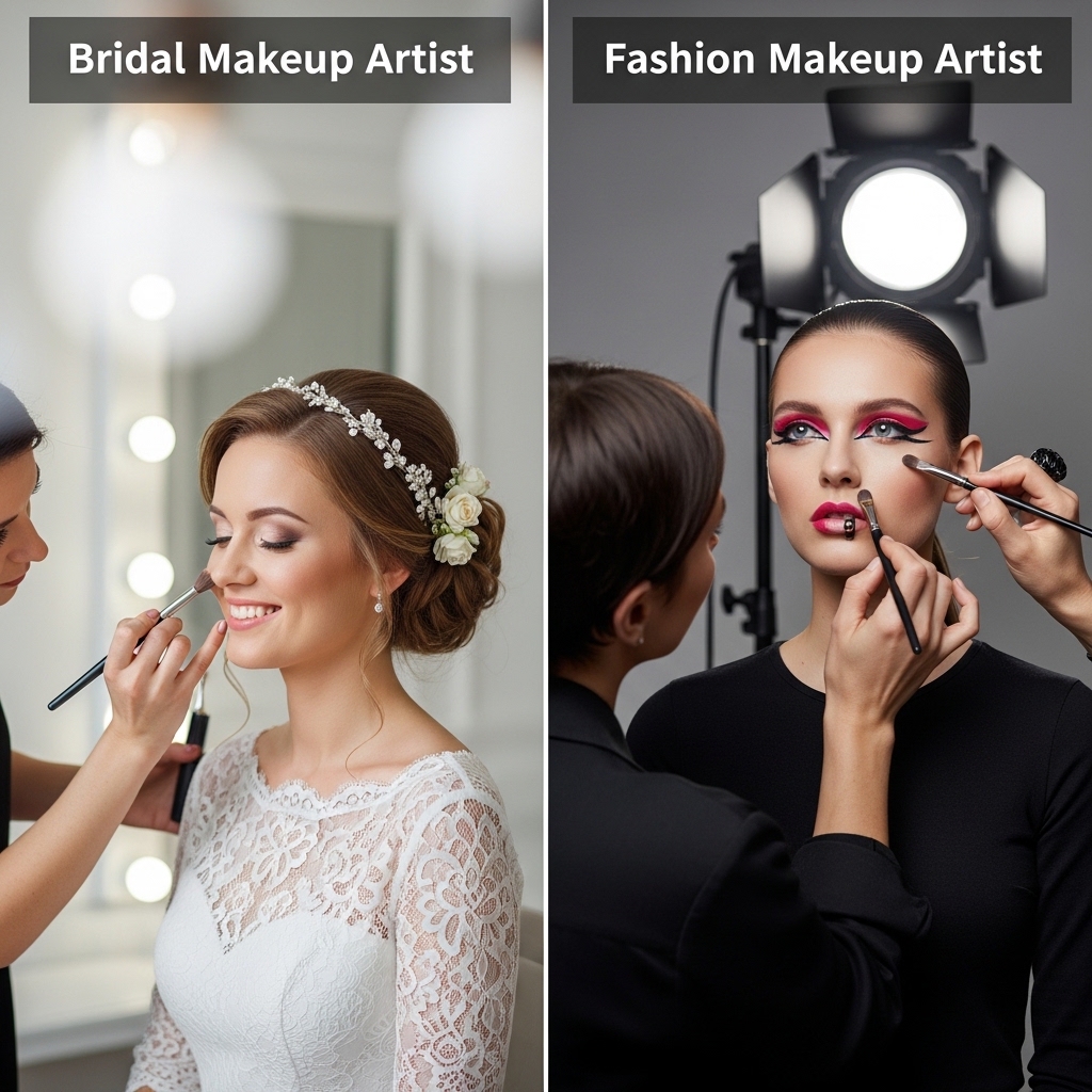 Different Types of Makeup Artists