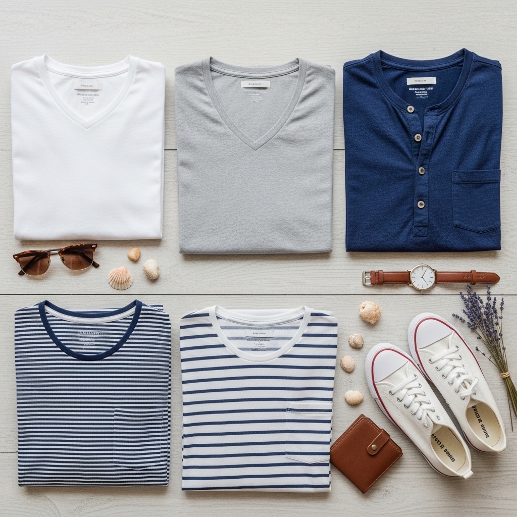 Essential Pieces for Men’s Summer Wardrobe  Lightweight T-Shirts