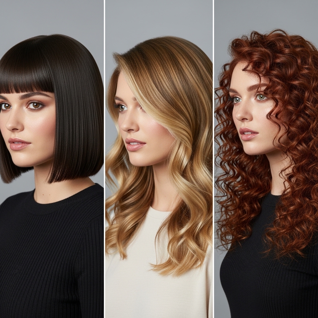 Hairstyles for Different Hair Types