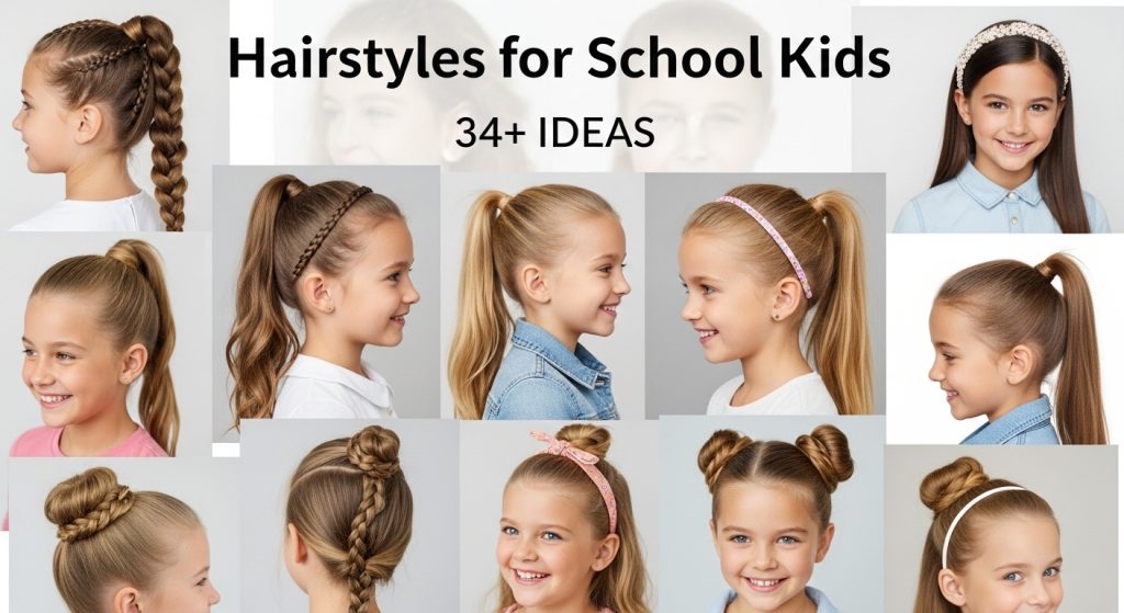 Hairstyles for School Kids