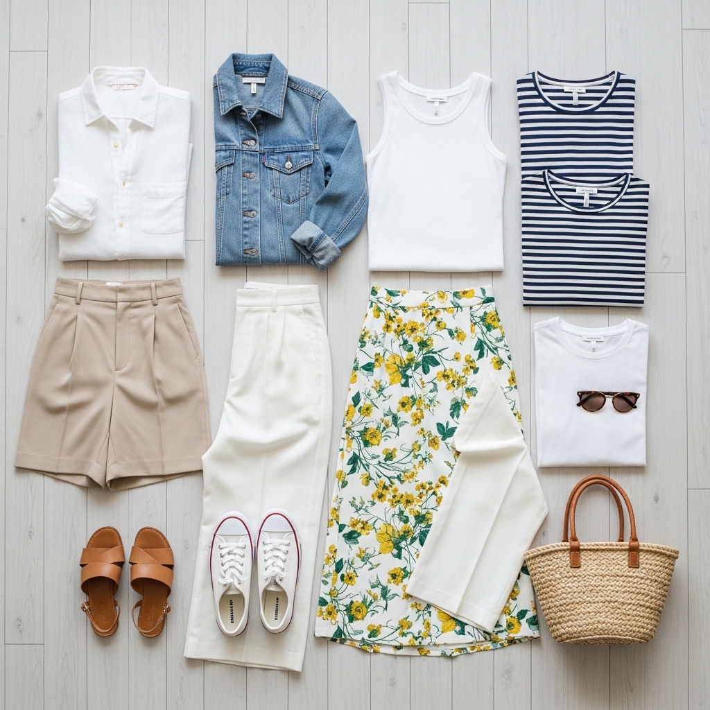 How to Build a Simple Summer Capsule Wardrobe