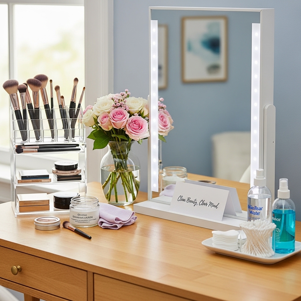 Keeping Your Makeup Vanity Clean