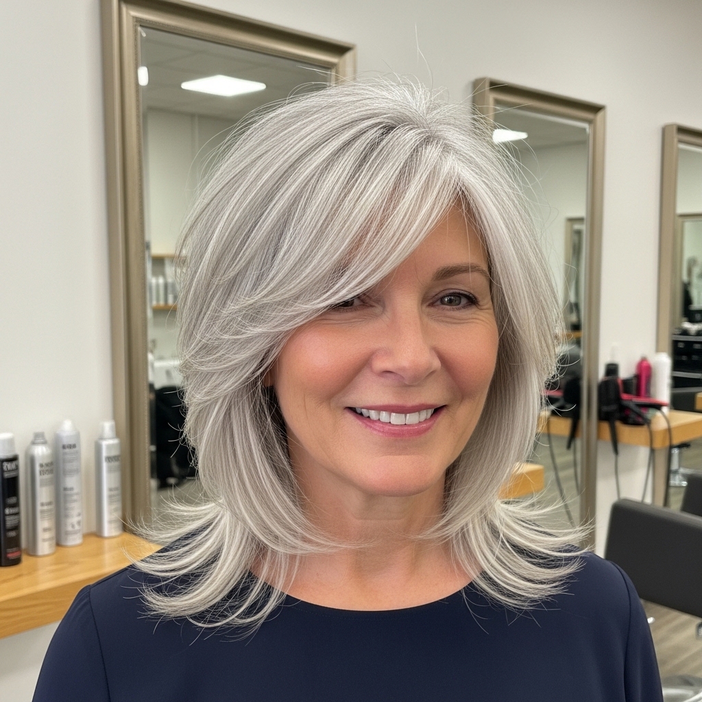  Layered Shoulder-Length Cut