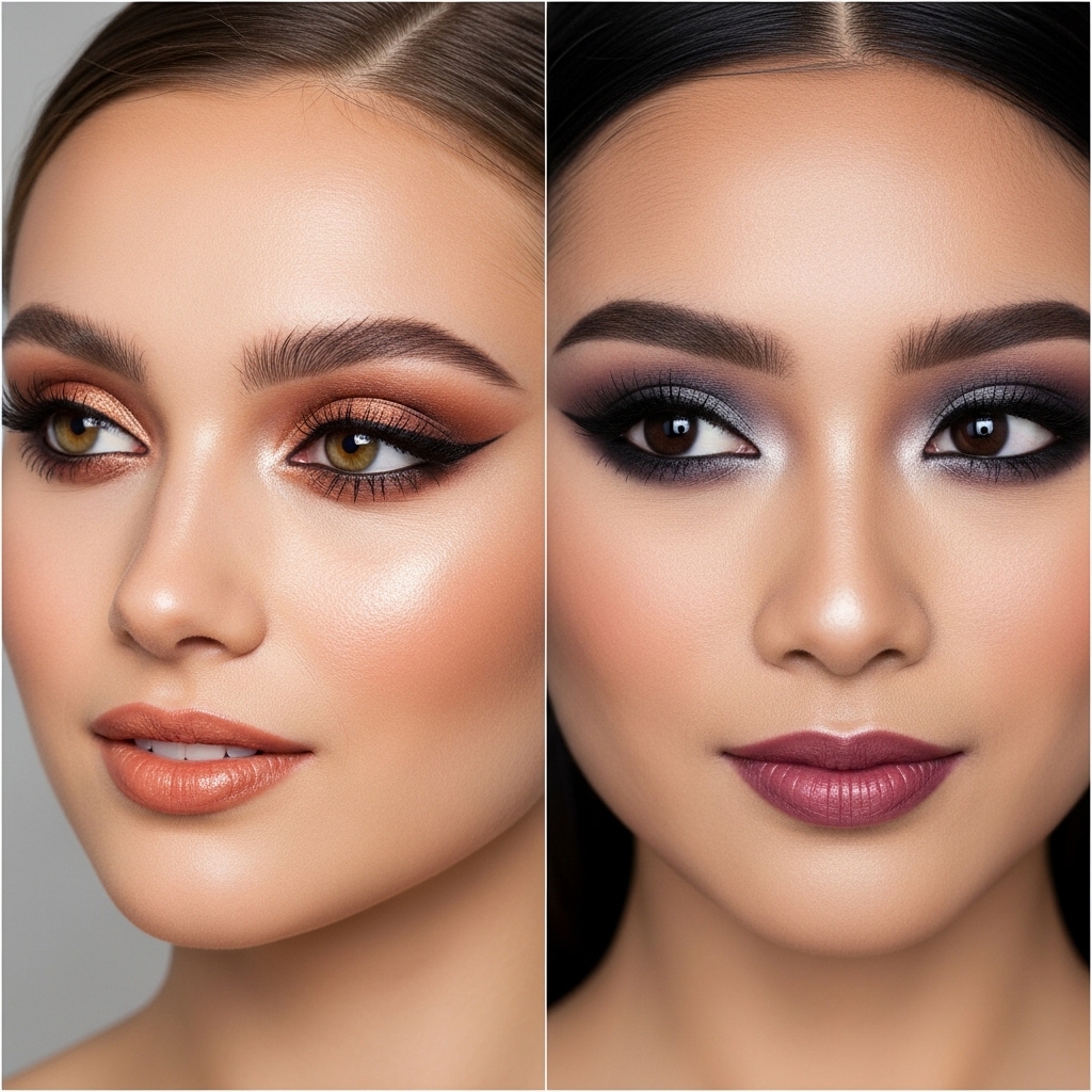 Makeup For Light Brown vs Dark Brown Eyes
