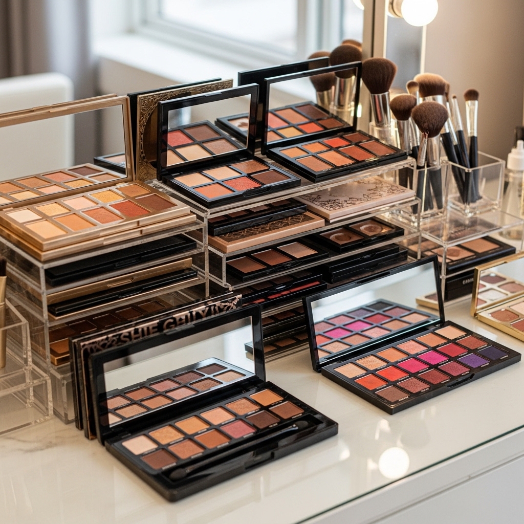Organizing Your Makeup Palette Collection