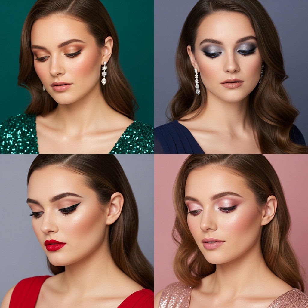 Prom Makeup for Different Dress Colors