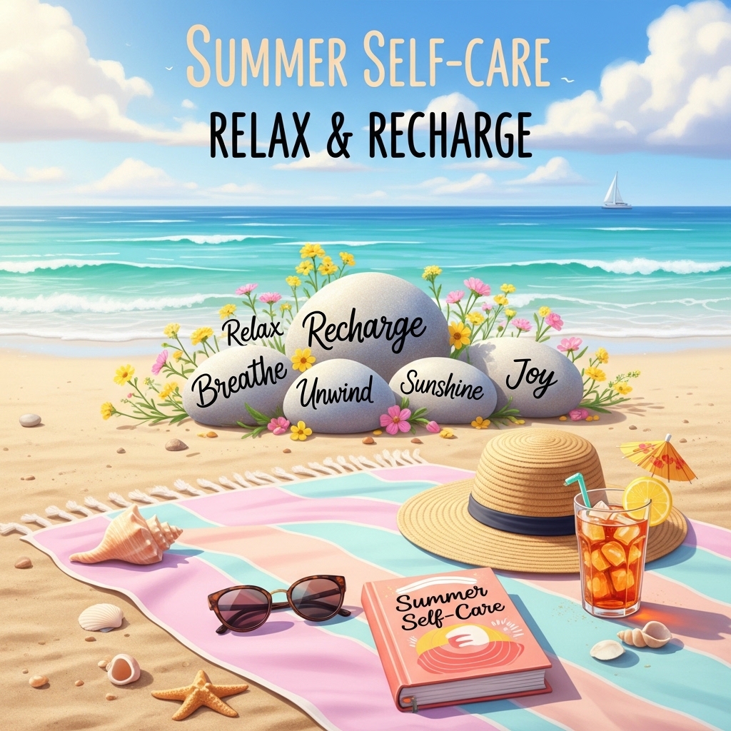 Summer Self-Care Quotes Relax & Recharge