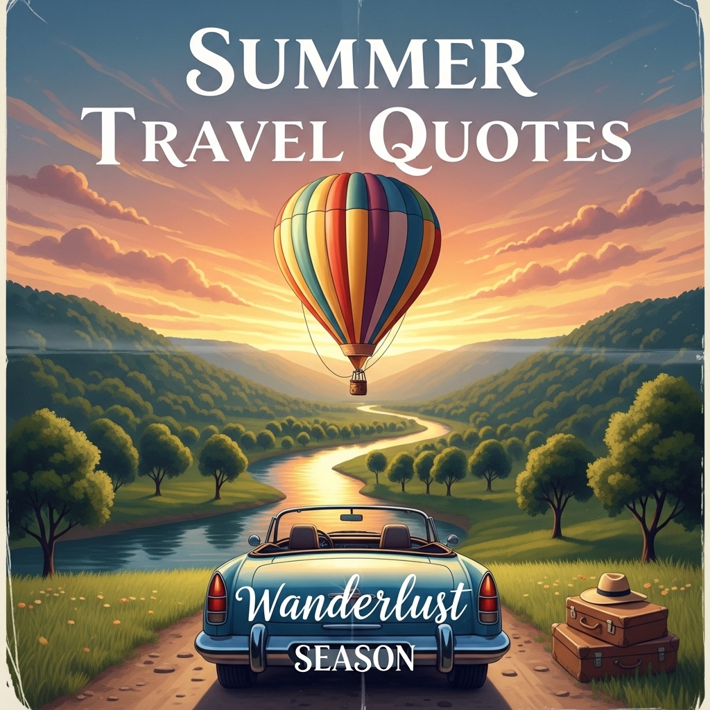 Summer Travel Quotes Wanderlust Season