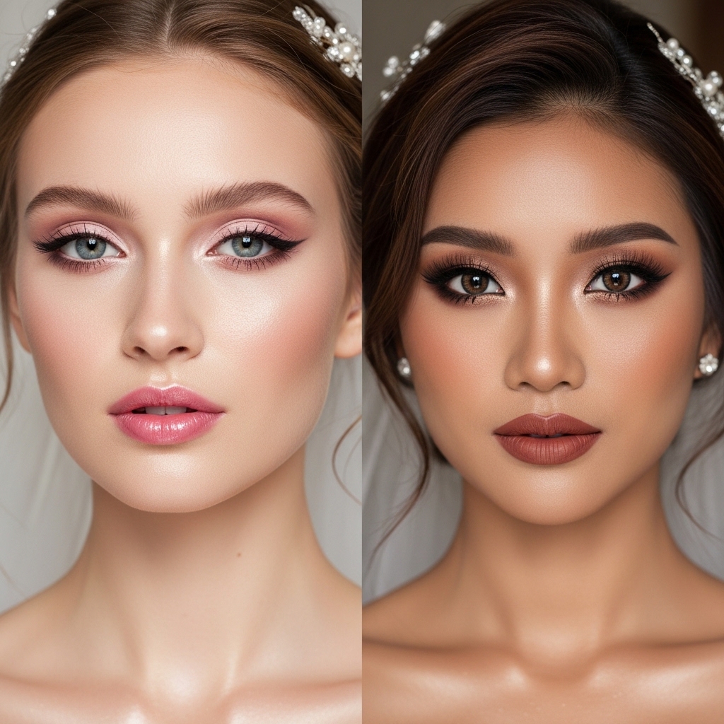 Wedding Makeup for Different Skin Types