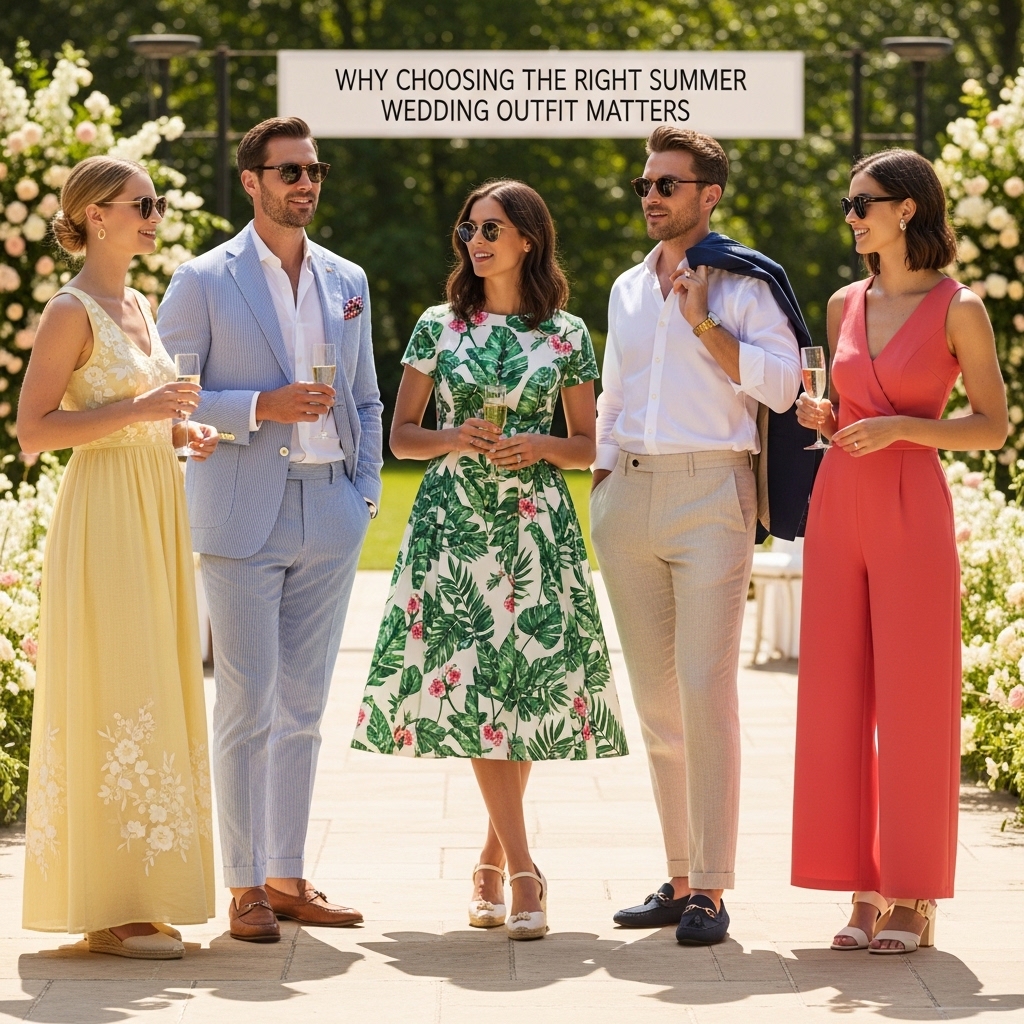 Why Choosing the Right Summer Wedding Outfit Matters