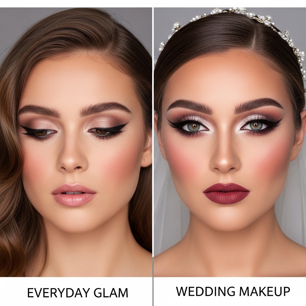 Why Wedding Makeup Is Not Your Everyday Glam