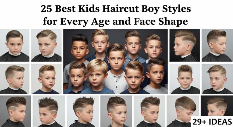 25 Best Kids Haircut Boy Styles for Every Age and Face Shapes