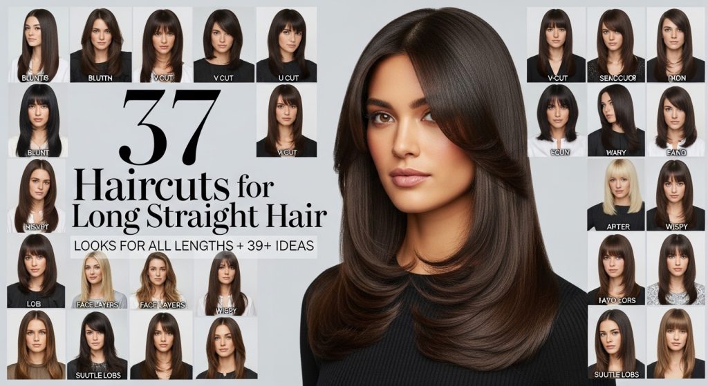 37 Haircuts for Long Straight Hair + Looks for All Lengths