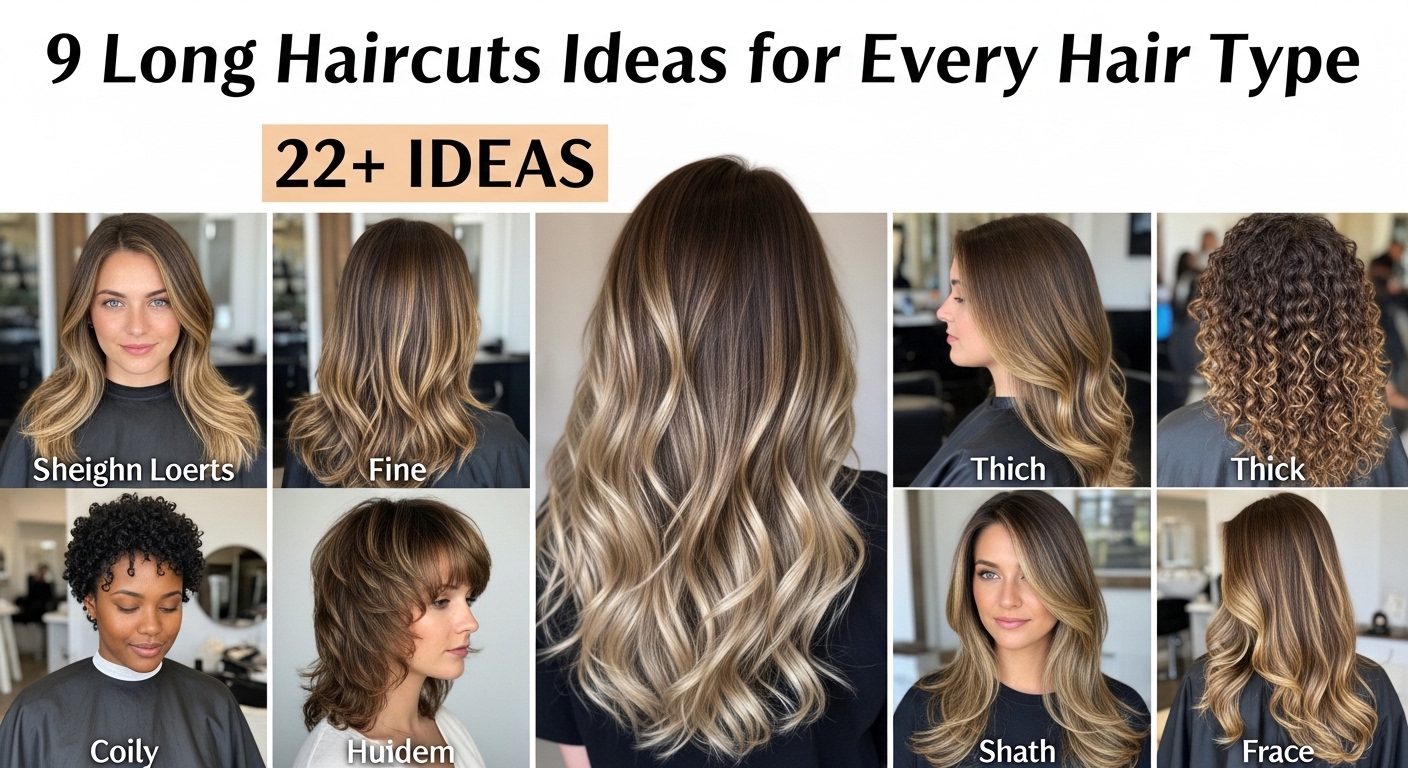 9 Long Haircuts Ideas for Every Hair Types