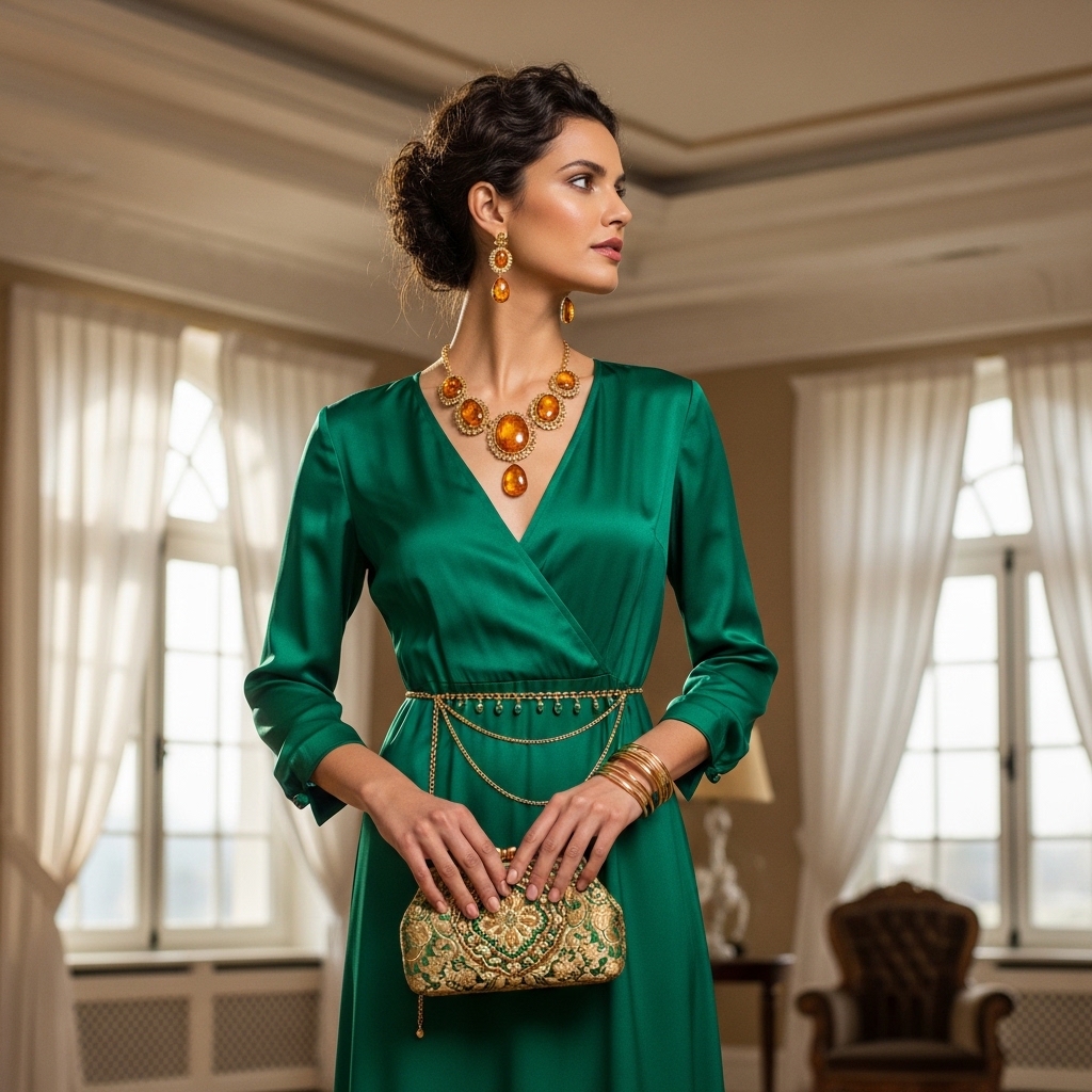 Accessories That Elevate Long Dresses