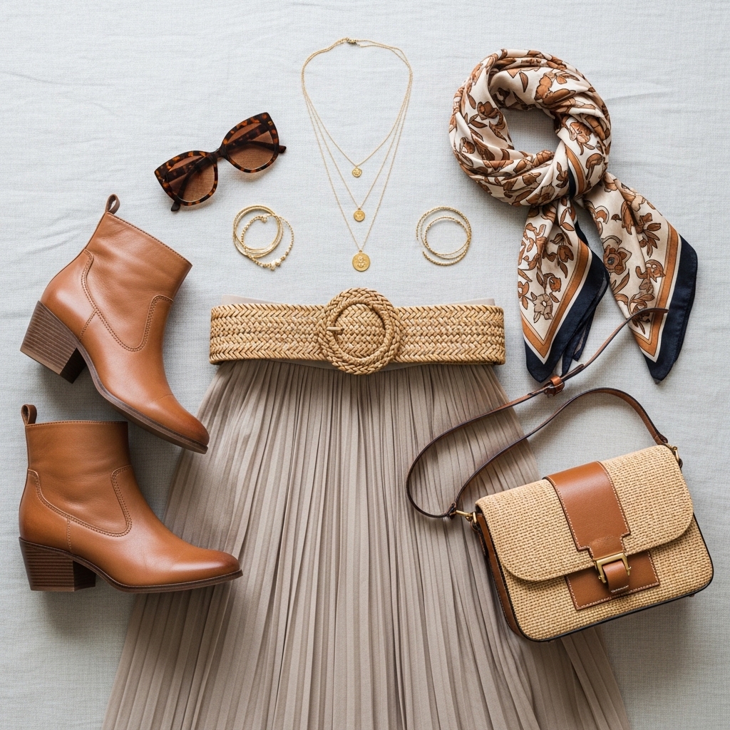 Accessories That Elevate Long Skirts