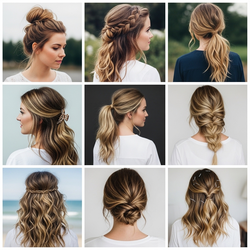 Easy Hairstyles for Long Wavy Hair